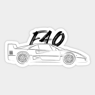 F40 Sticker